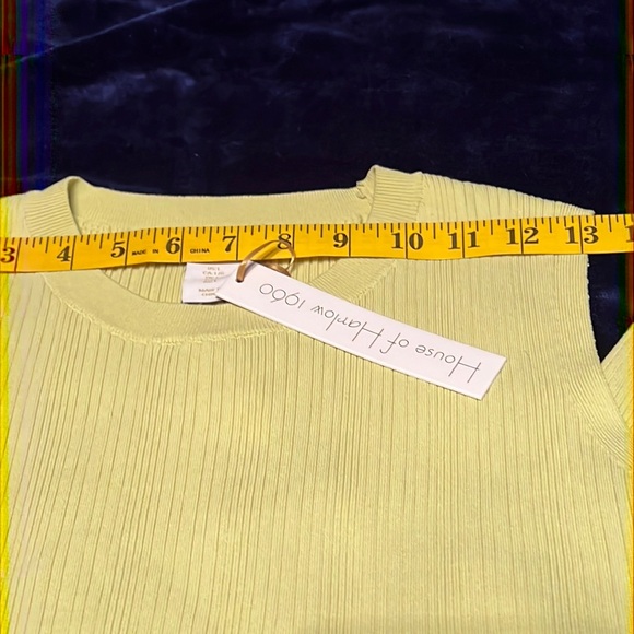 NWT House of Harlow 1960 2-Piece Ribbed Crew Neck/Skirt Set - Picture 9 of 14